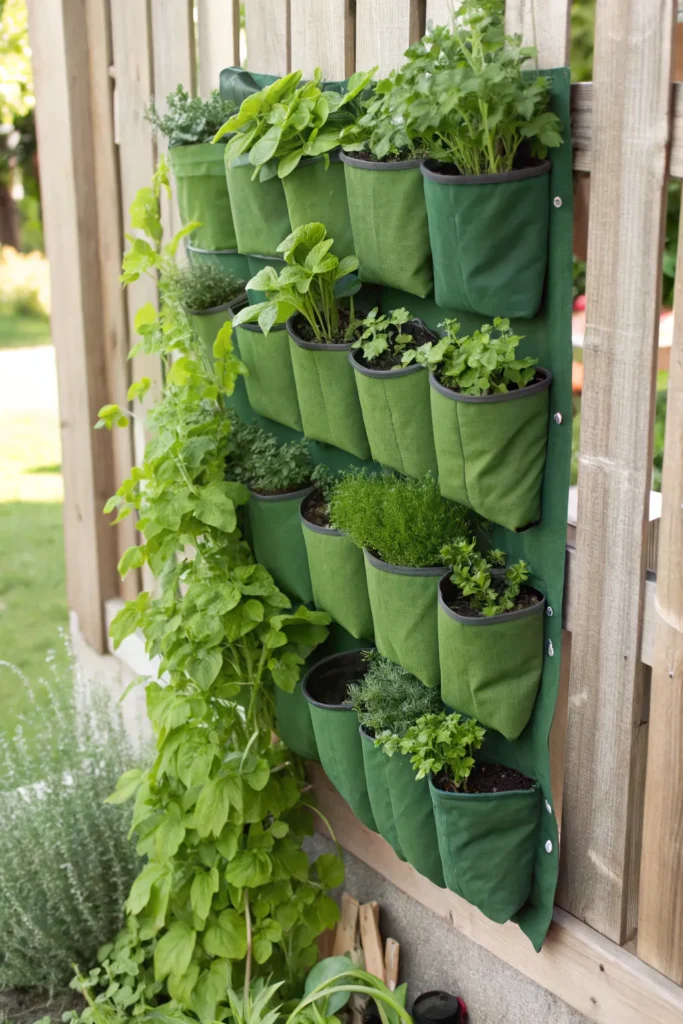5 pocket planter wall a vertical wall covered wi