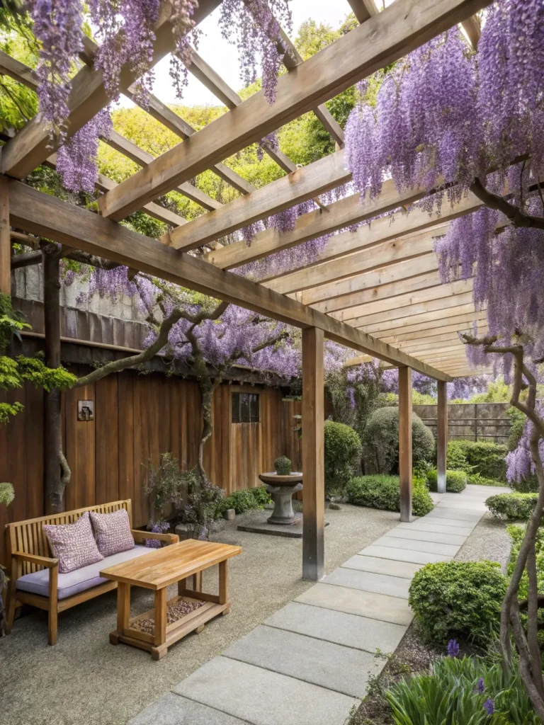 6 japanese wisteria trellis a wooden trellis d