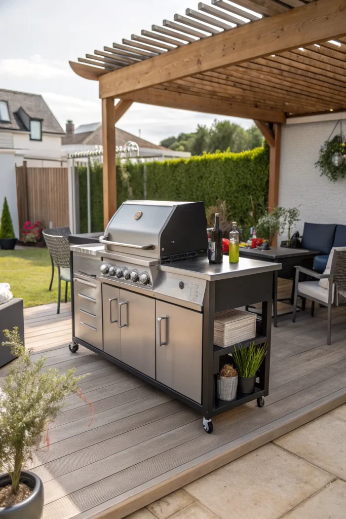 6 modern barbecue cart patio bbq area ideas