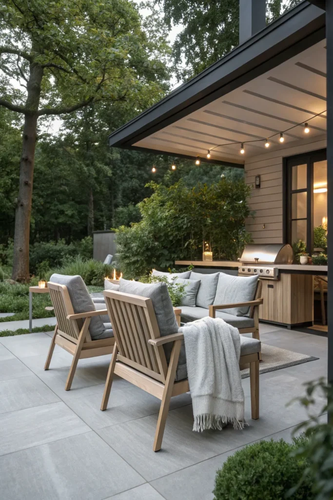 6 scandinavian bbq patio minimalist patio with
