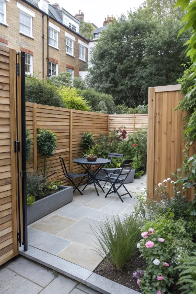 6 sliding fence panels for small yards compact u