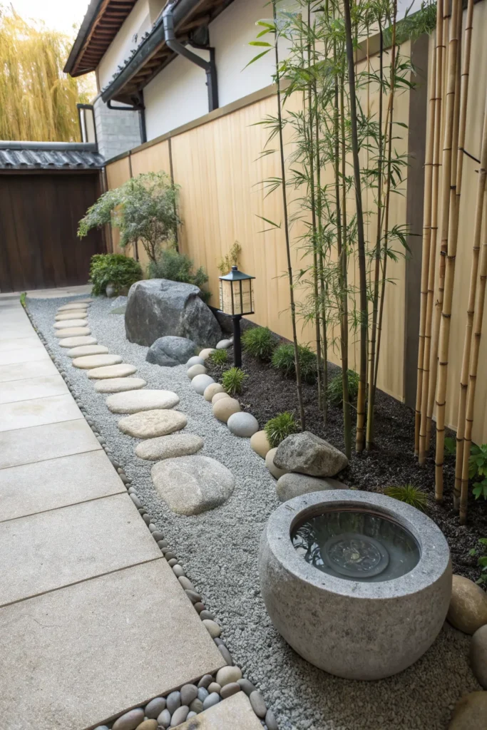 6 zen inspired garden border smooth river ston