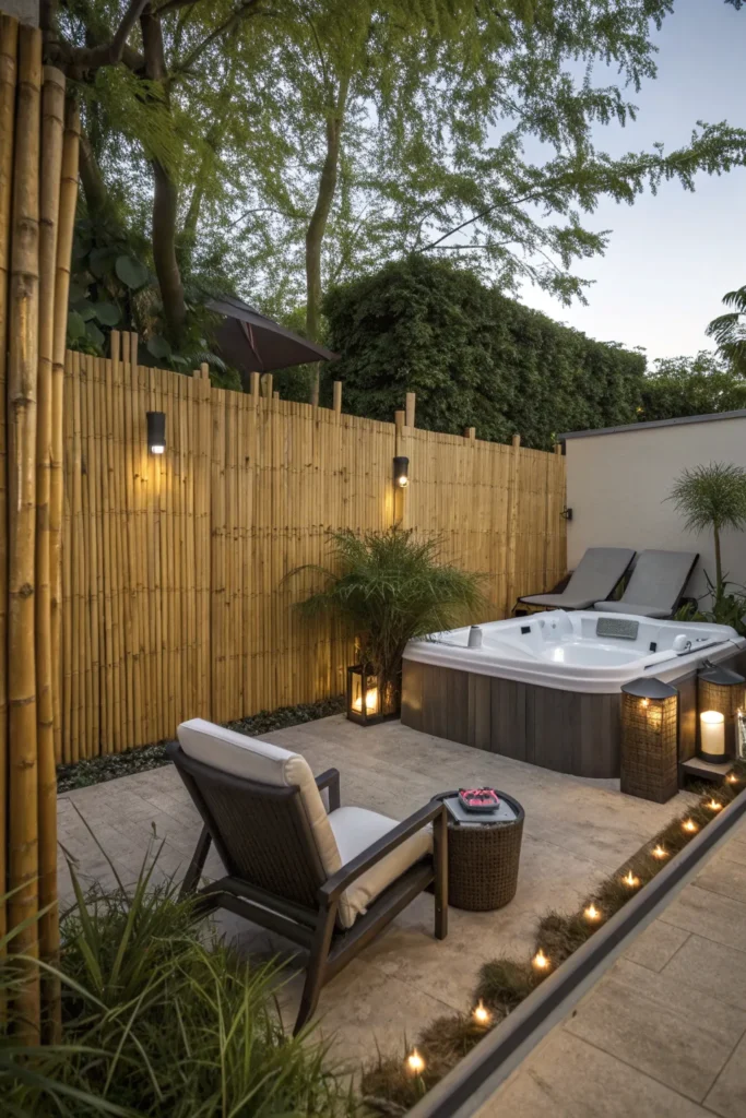 7 luxurious bamboo privacy a private spa like