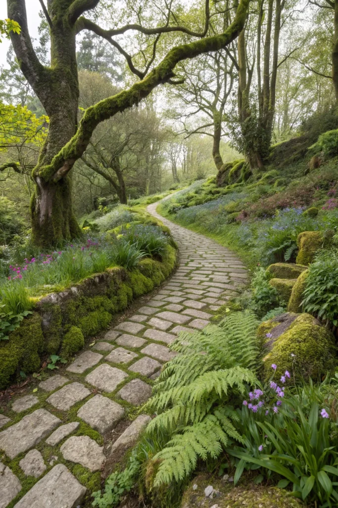 7 rustic cobblestone pathway garden an uneven co