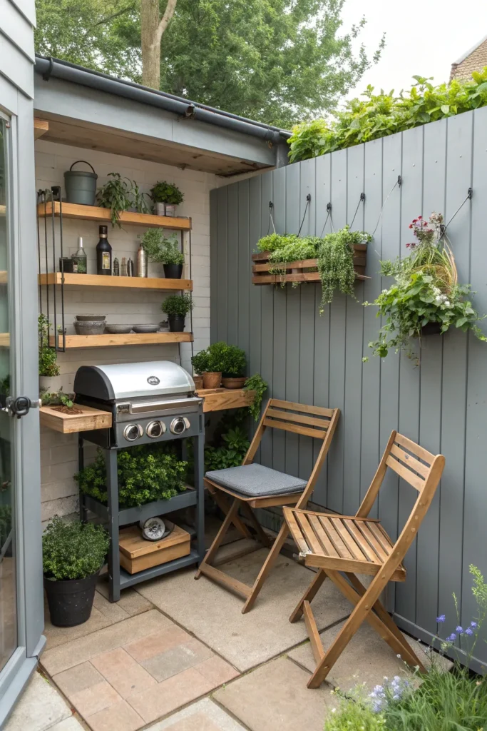 7 small garden bbq setups a compact garden cor