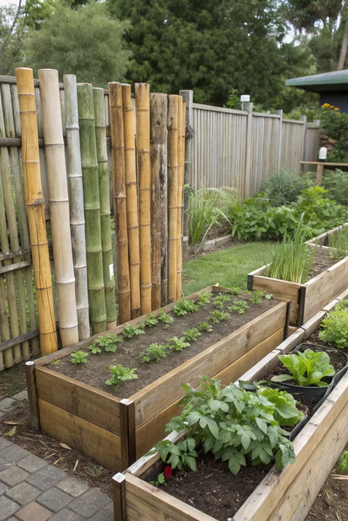 8 eco friendly recycled bamboo fence a garden