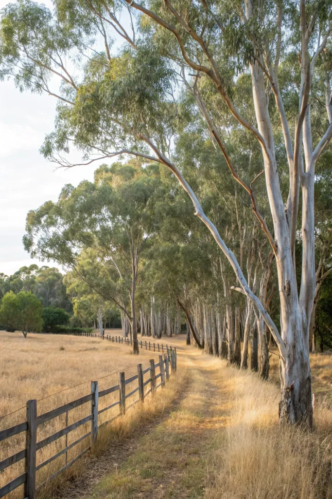 8 eucalyptus a eucalyptus grove with slender t