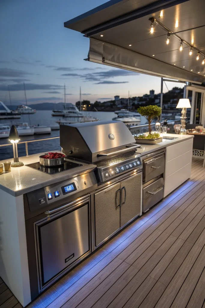 8 high tech smart kitchen on a deck with smart g