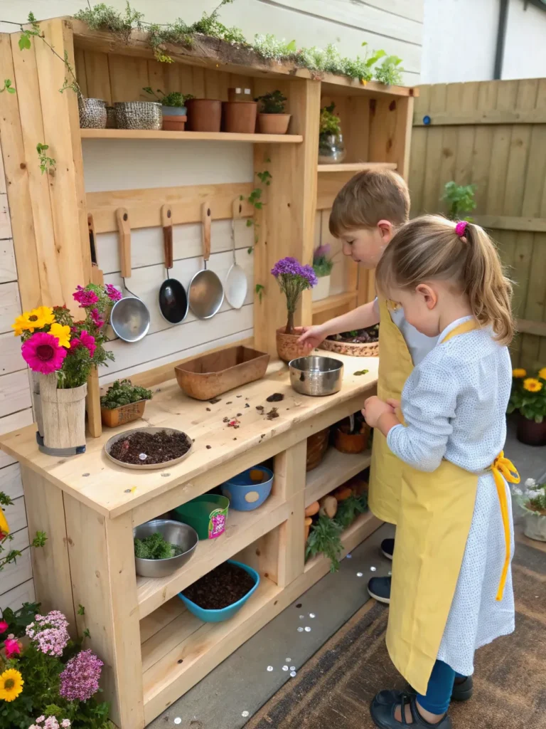 8 mud kitchen with storage diy mud kitchen made