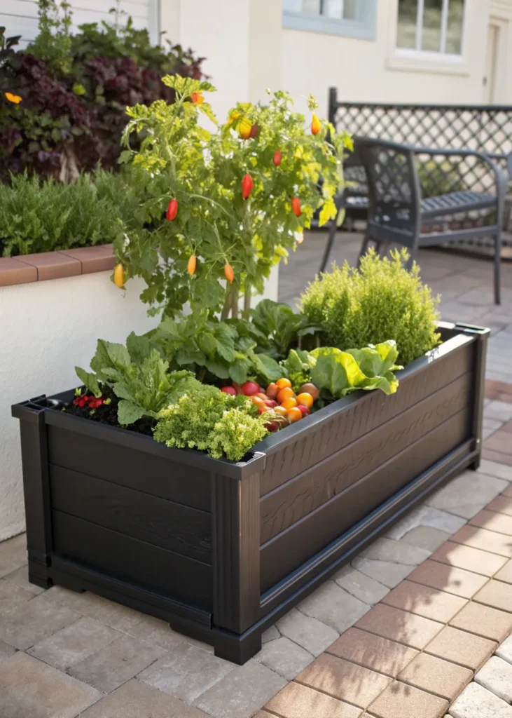 8 plastic raised garden bed by suncast a durab