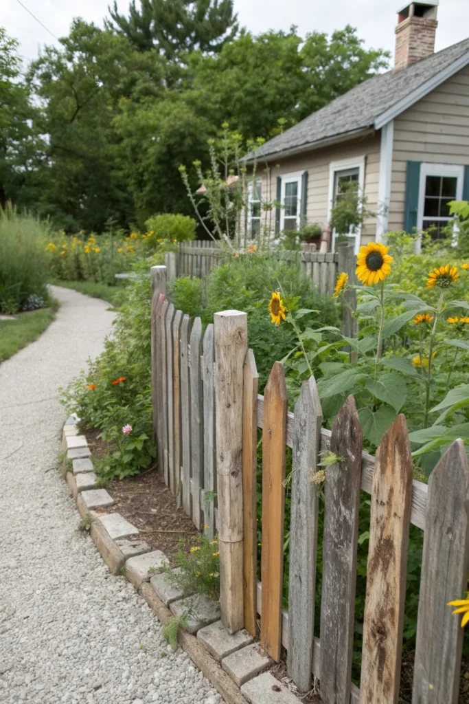 8 rustic reclaimed wood fence create a realistic