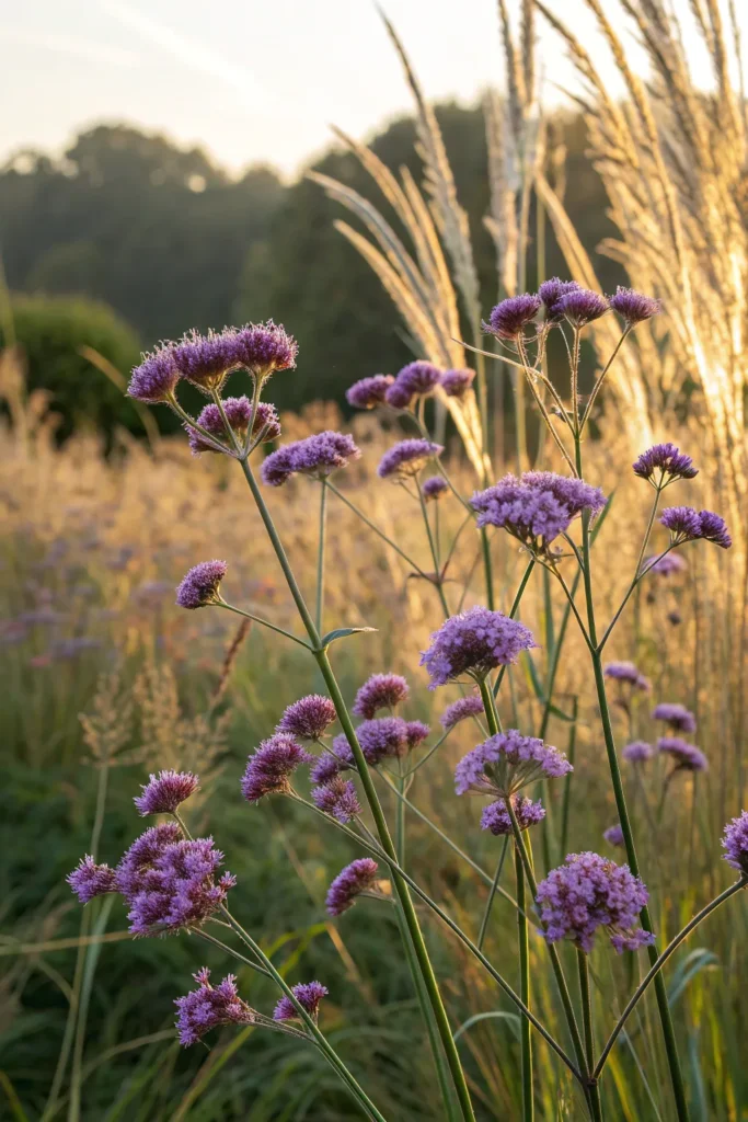 8 verbena airy clusters of purple verbena bonari