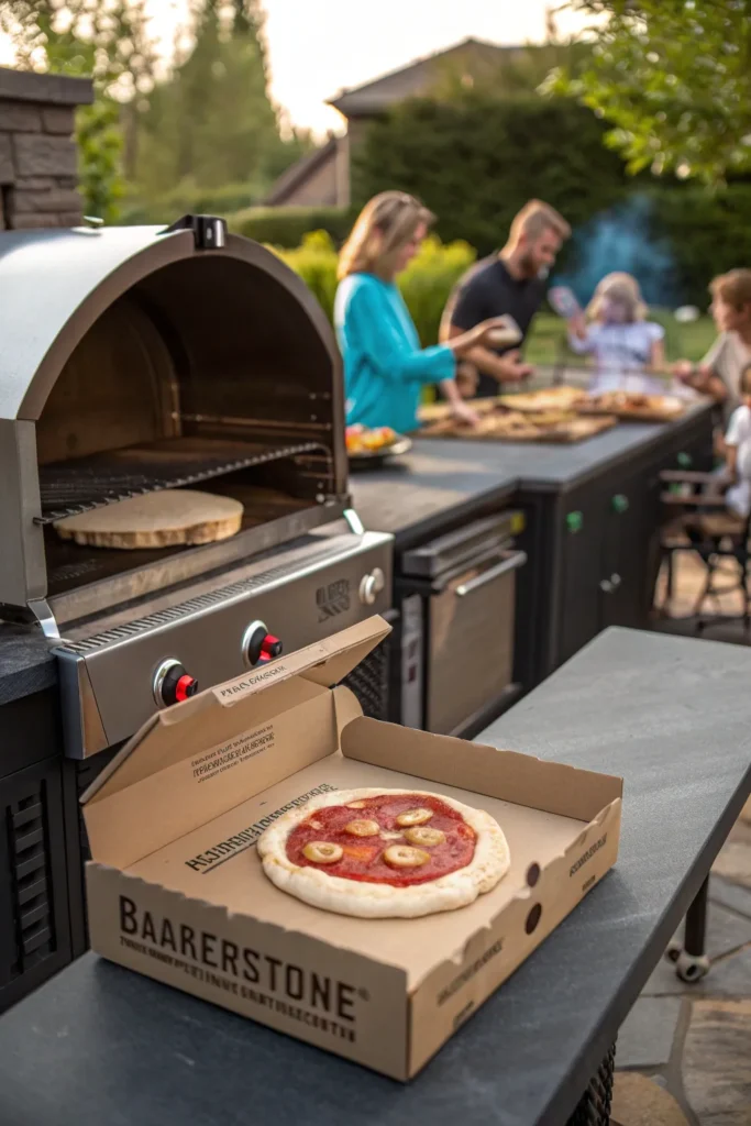 9 bakerstone box bakerstone pizza box placed on