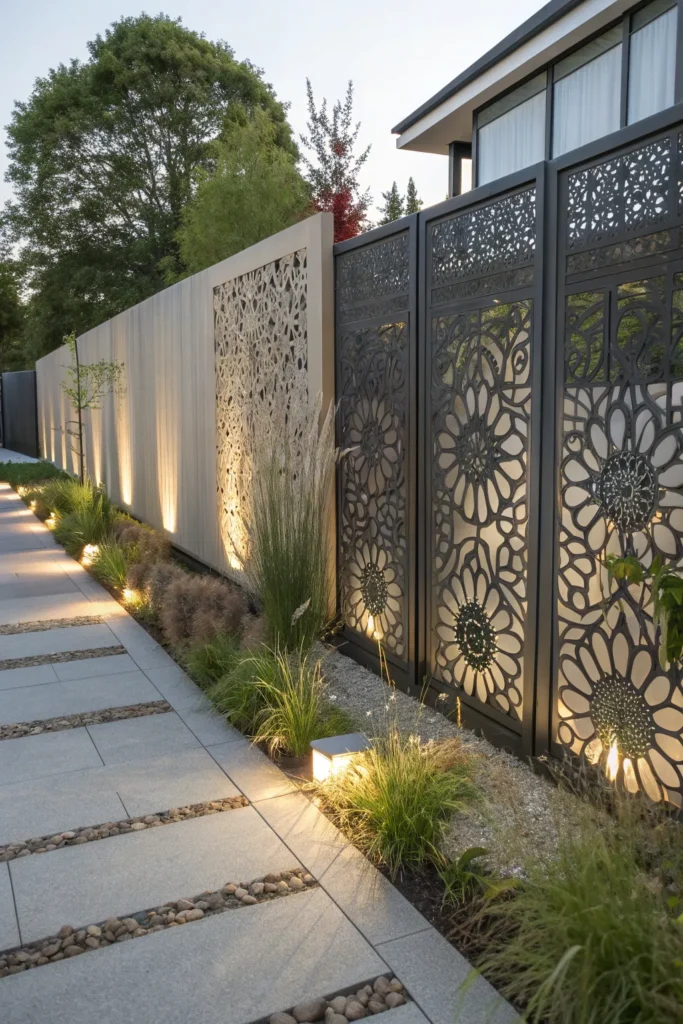 9 intricate laser cut metal fence generate a str