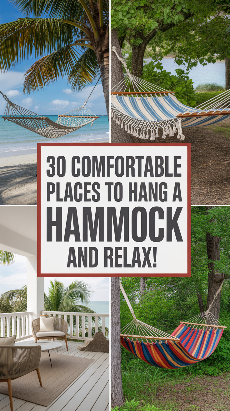 30 Garden Hammock Ideas to Elevate Your Outdoor Relaxation Game