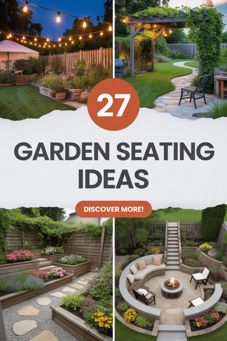 27 Garden Seating Ideas to Transform Your Outdoor Oasis