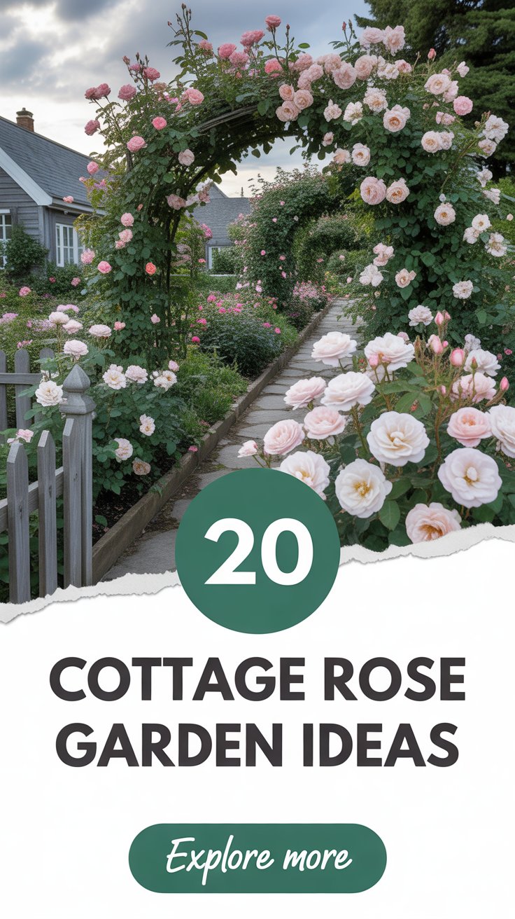 20 Cottage Rose Garden Ideas to Transform Your Outdoor Escape