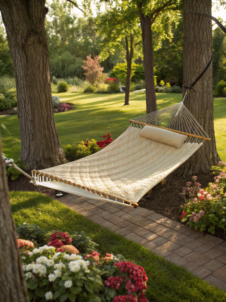 realistic photo of a sunnydaze polyester quilted h