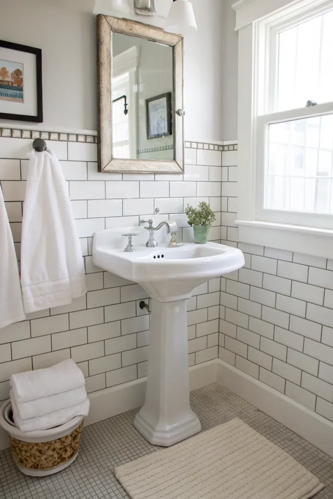 Pedestal Sink Bathroom Ideas