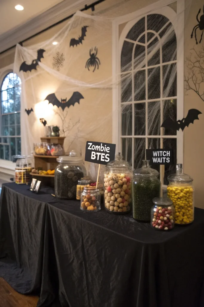 Halloween Candy Table Decorations