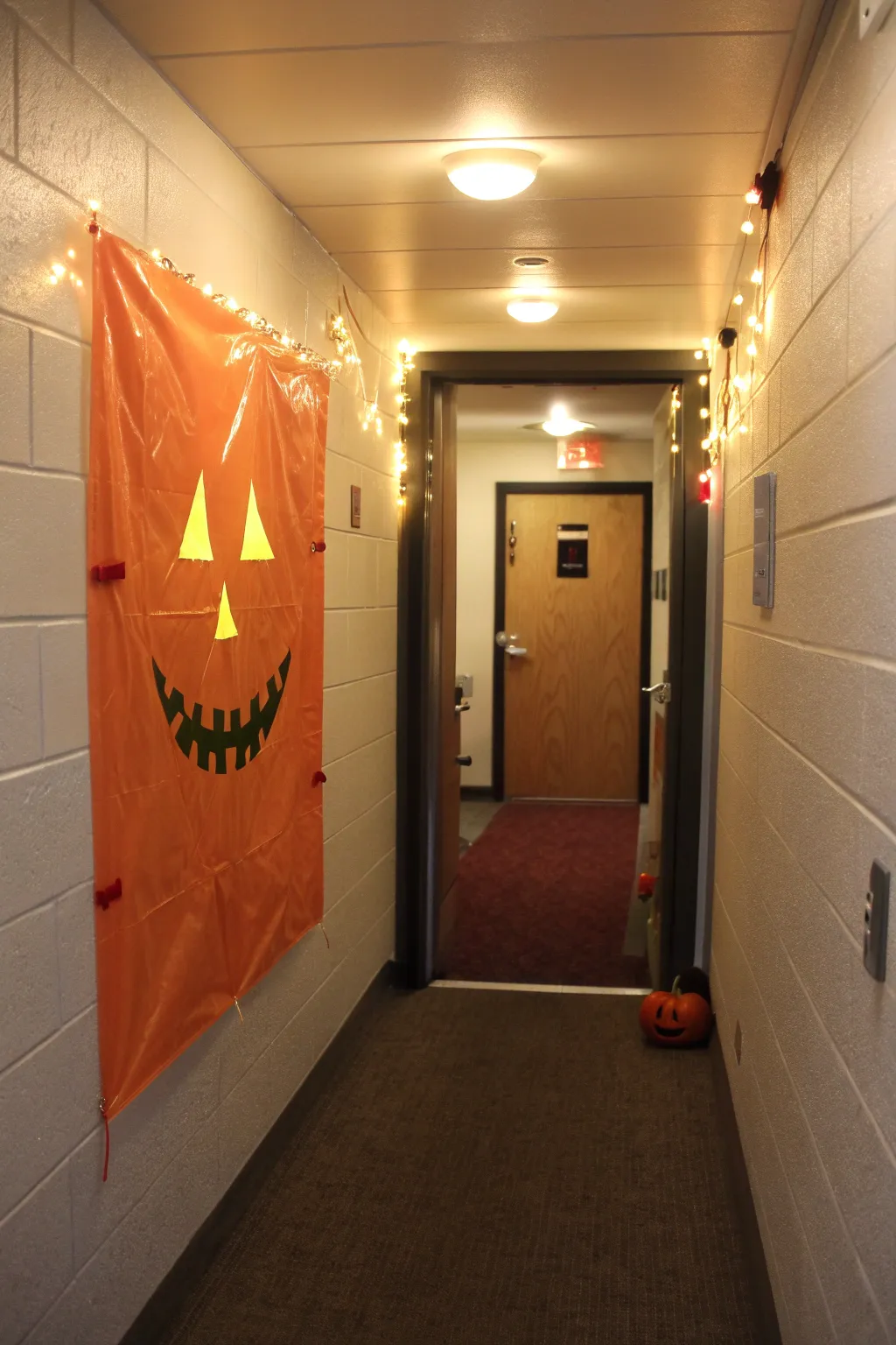 1 classic jack o lantern door a realistic dorm