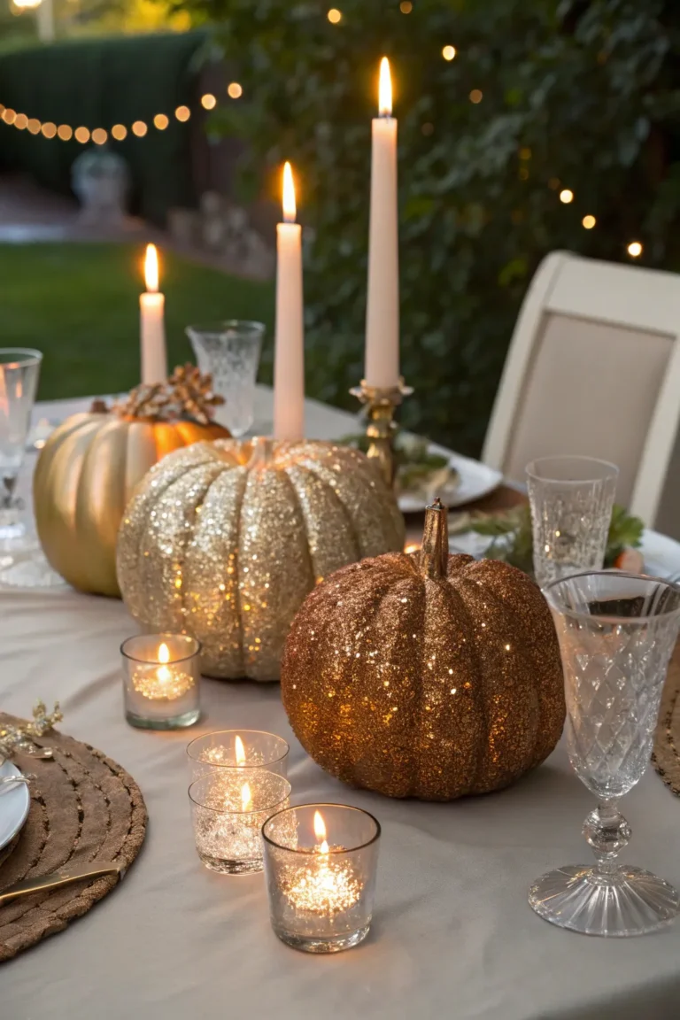 18 Glam Halloween Decor Ideas with Sparkle & Sophistication