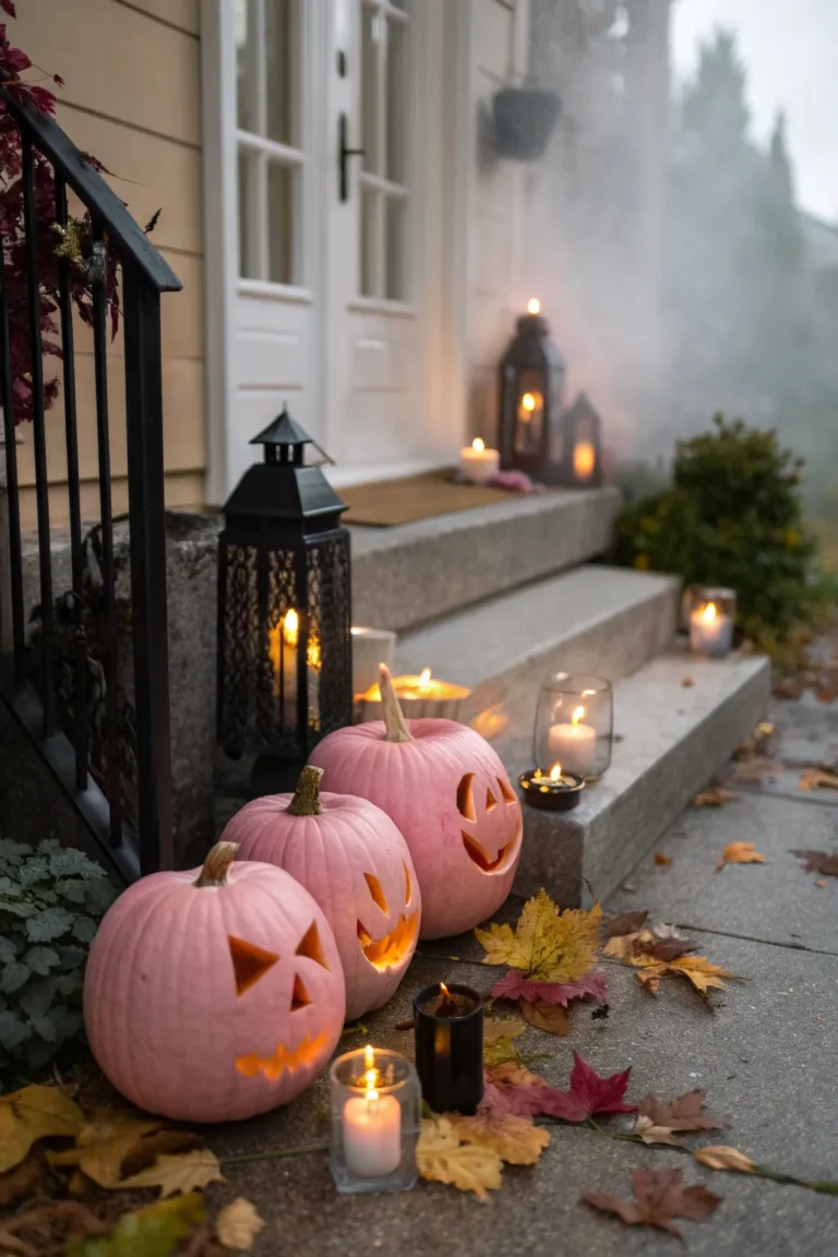 13 Spooky Pink Halloween Decor Ideas That Are Cute & Creepy