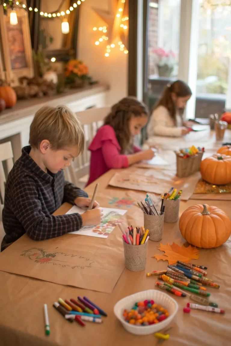 13 Thanksgiving Kids Table Ideas to Keep Little Ones Entertained