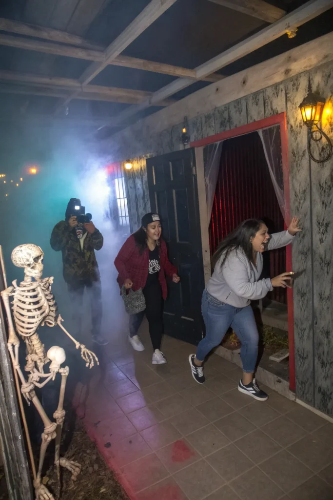10 a dark room transformed into a mini haunted h 1