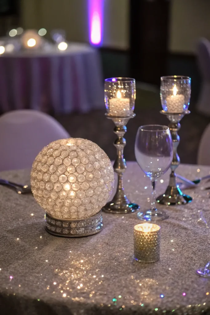 11 crystal ball centerpiece a glowing crystal ba
