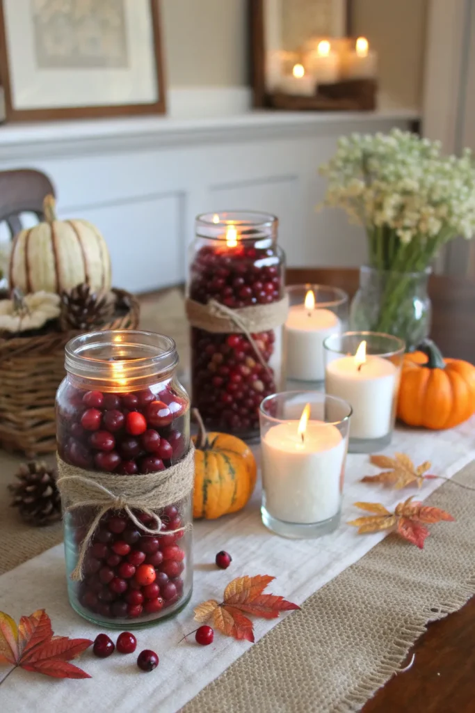 11 diy centerpiece thanksgiving table glass vas