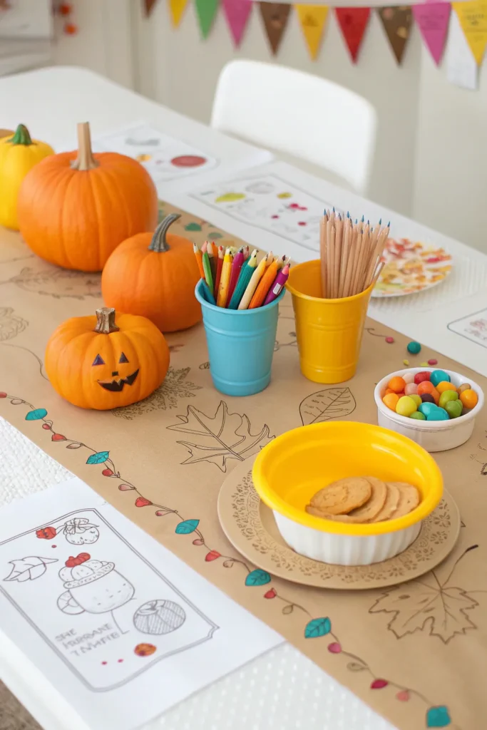 11 kids friendly tablescape playful thanksgiving
