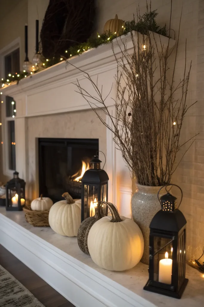 11 neutral fireplace styling a cozy fireplace h