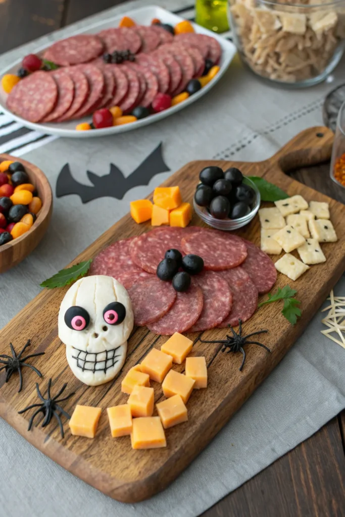 11 prompt creepy charcuterie board styled for h