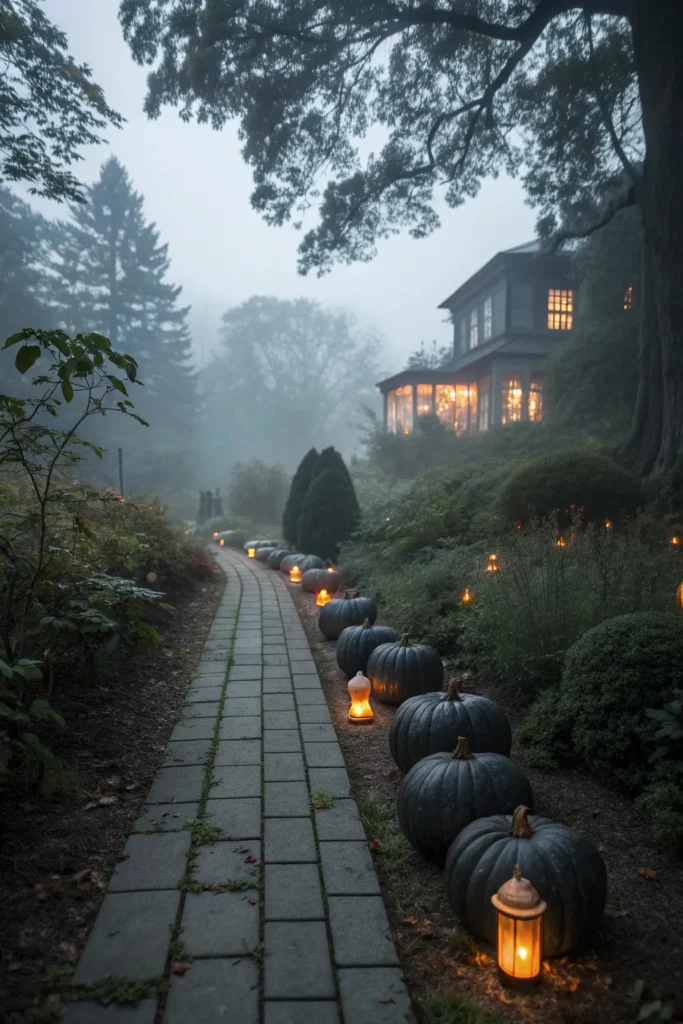 12 a pathway of ghostly light a mysterious garde
