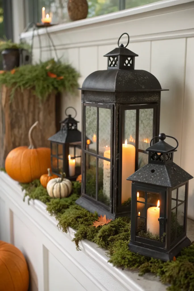 12 vintage lanterns rustic black lanterns of var