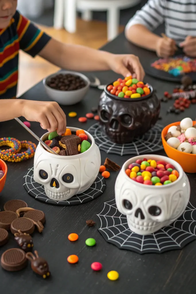 13 candy treat bowls halloween dining table w