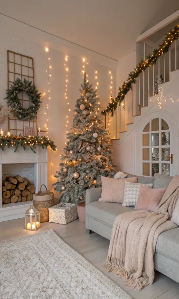 13 chic cottage christmas interior neutral beig