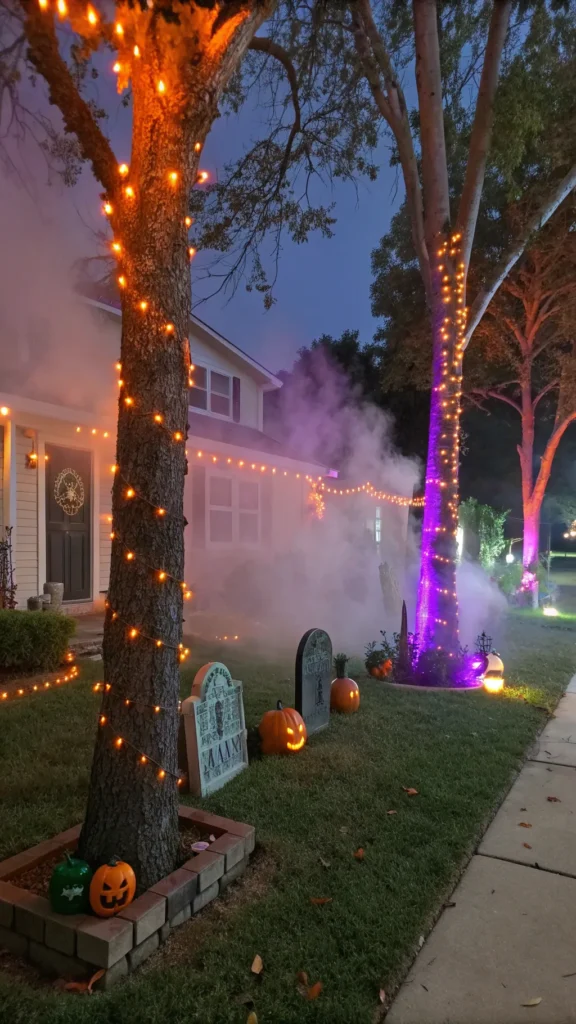 13 haunted lighting setup bonus full outdoor h