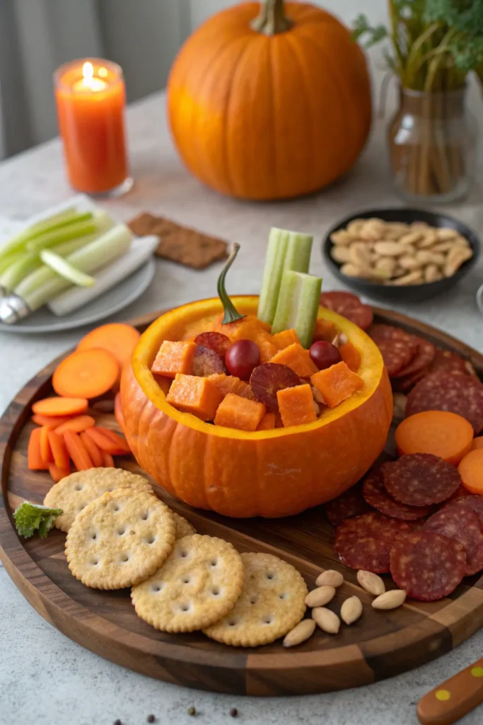 13 prompt pumpkin shaped charcuterie platter r