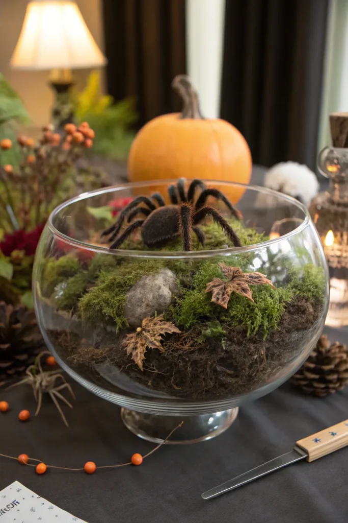 14 creepy crawly terrarium centerpiece with a cl