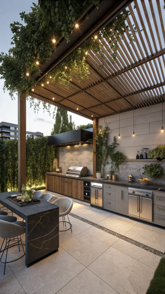 14 luxury contemporary pergola kitchen high end