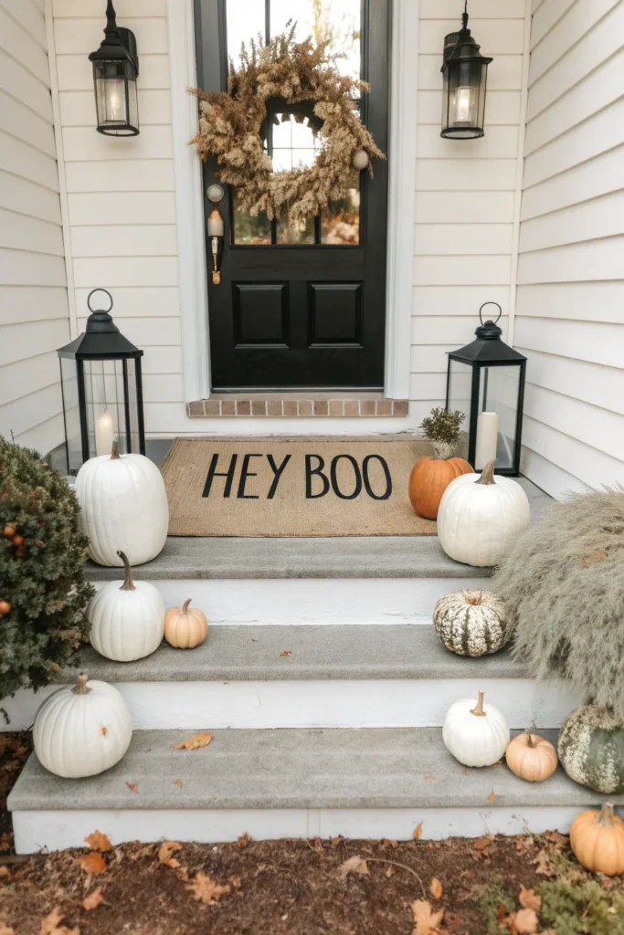 14 neutral halloween porch vibes a front porch