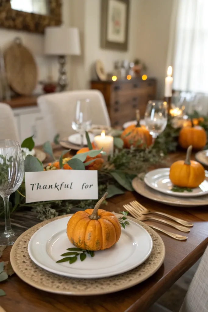 15 diy place cards personal touches thanksgivi