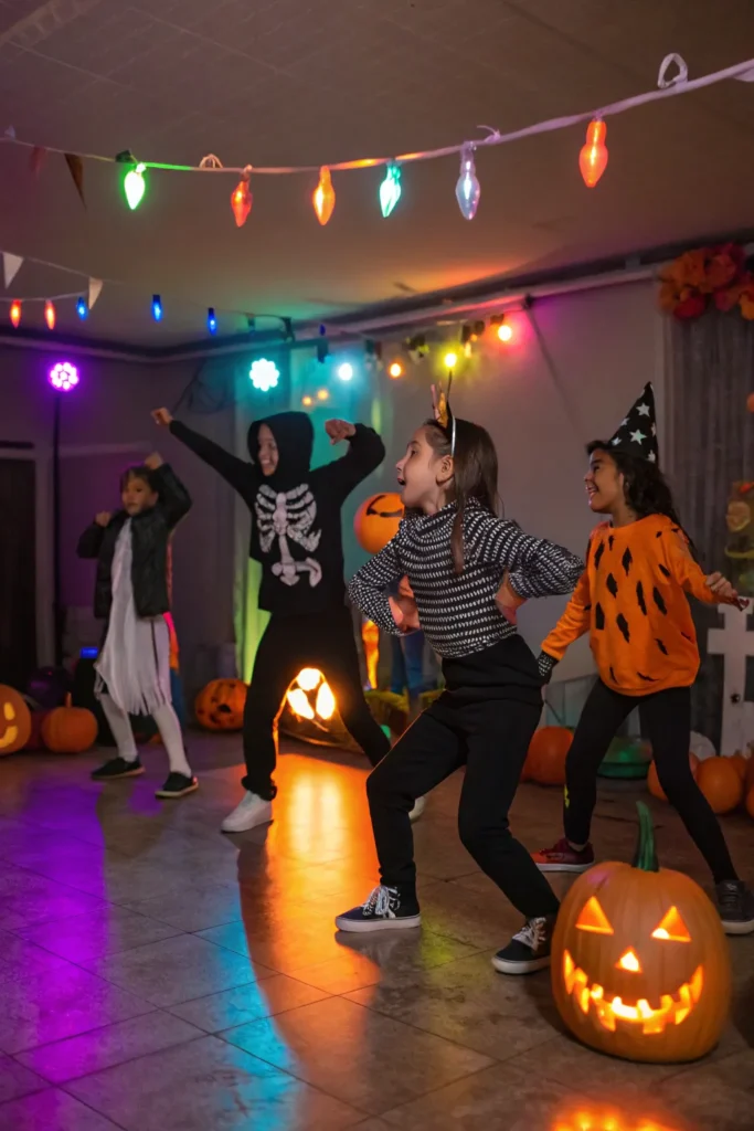 15 halloween dance party a group of kids dancing