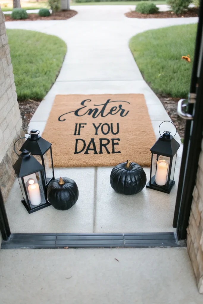 15 statement doormat with a halloween twist a ch