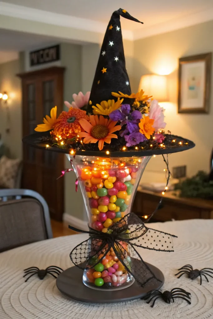 15 whimsical halloween centerpiece with an upsid
