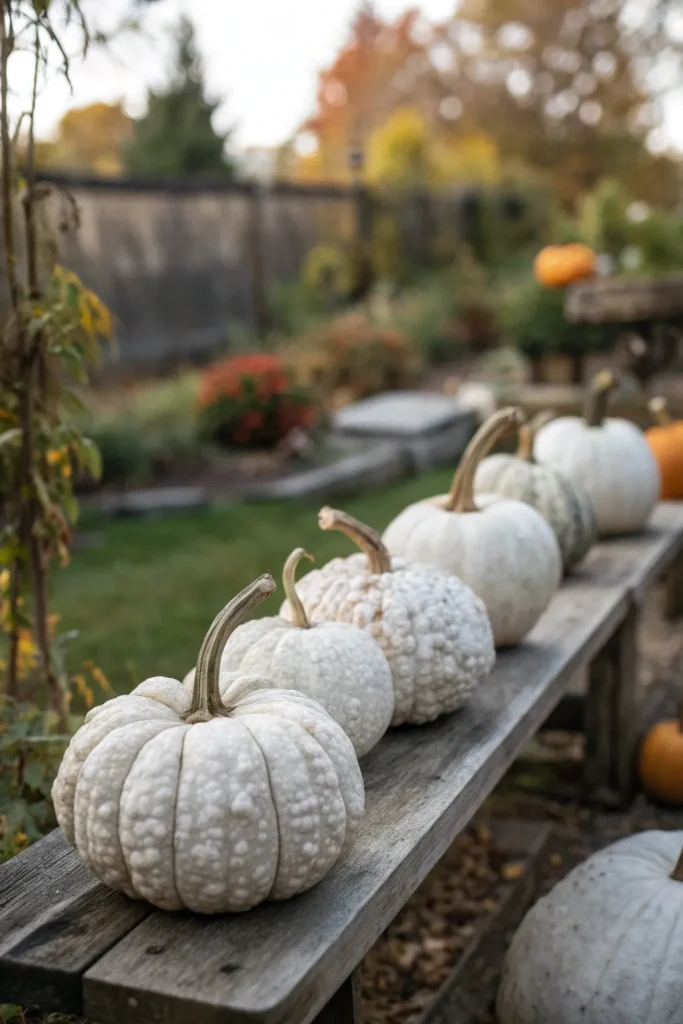 16 diy bleached pumpkins a collection of ghost w