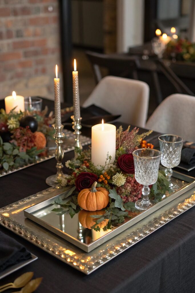 16 mirror tray centerpiece a mirrored tray cente