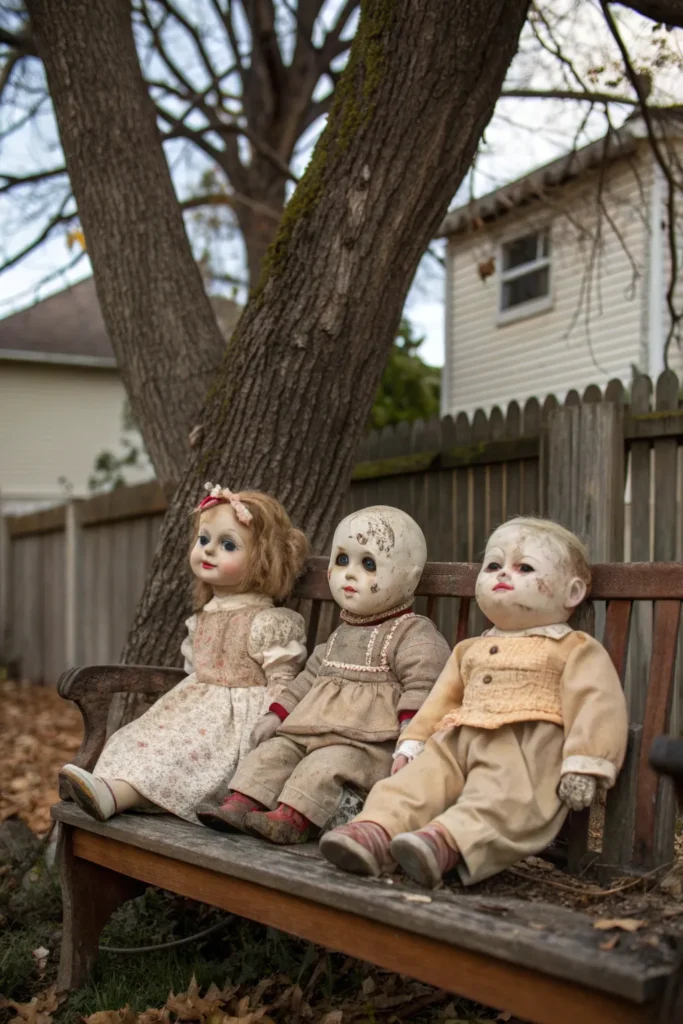 17 creepy doll display prompt unsettling hallow